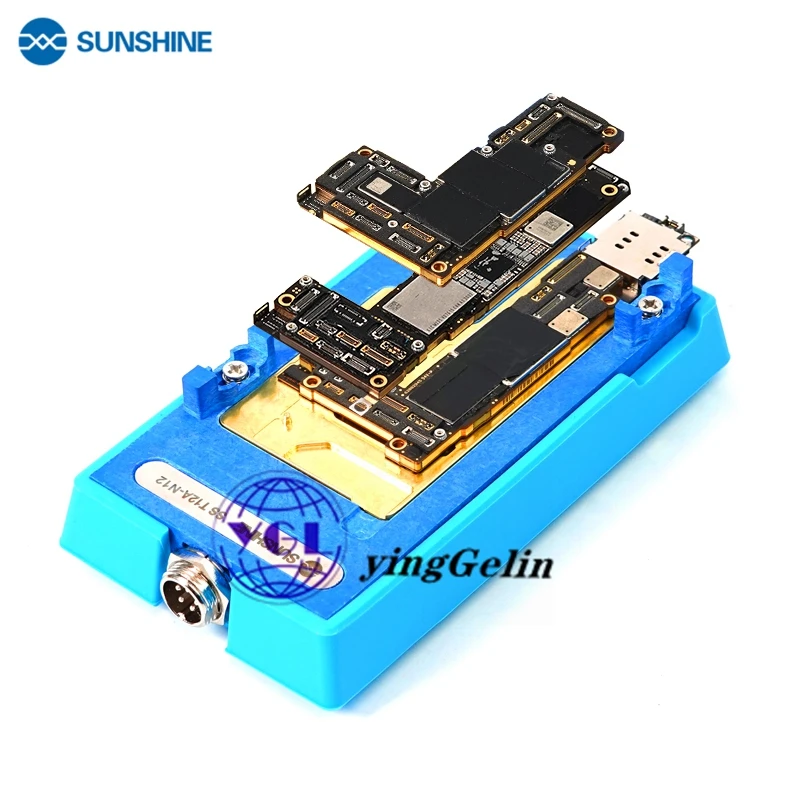 

SUNSHINE SS T12A-N12 IP12 Series Motherboard Repair Heating Station For IP 12/12 Pro/12 Pro max/12 Mini A14 Motherboard Layening