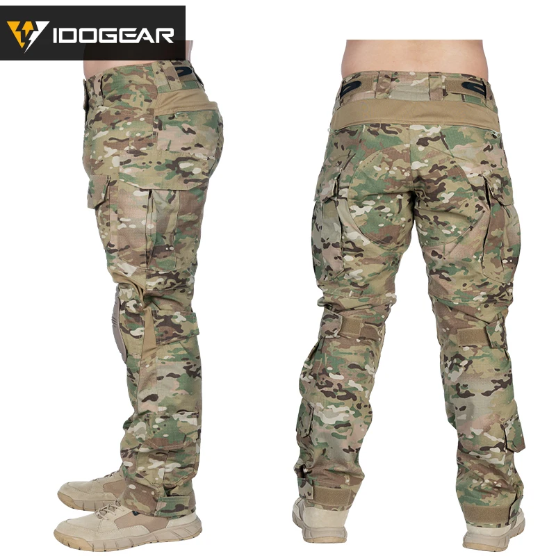 IDOGEAR Tactical G3 Pants Multi-camo Combat Trousers  Tactical  Bdu Camouflage Pants Winter Hunting 3205