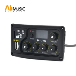 JOYO EQ-MP3 Acoustic Guitar Equalizer  with MP3 in Fucntion by TF Card or U-Disk 3 Band EQ Black