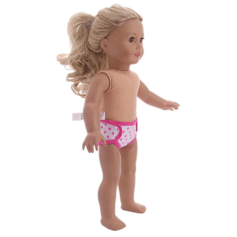 Doll Clothes Underwear for 43CM Born Baby Doll Diapers Fit for 18 Inch American Doll Clothes Christmas Our Generation Doll