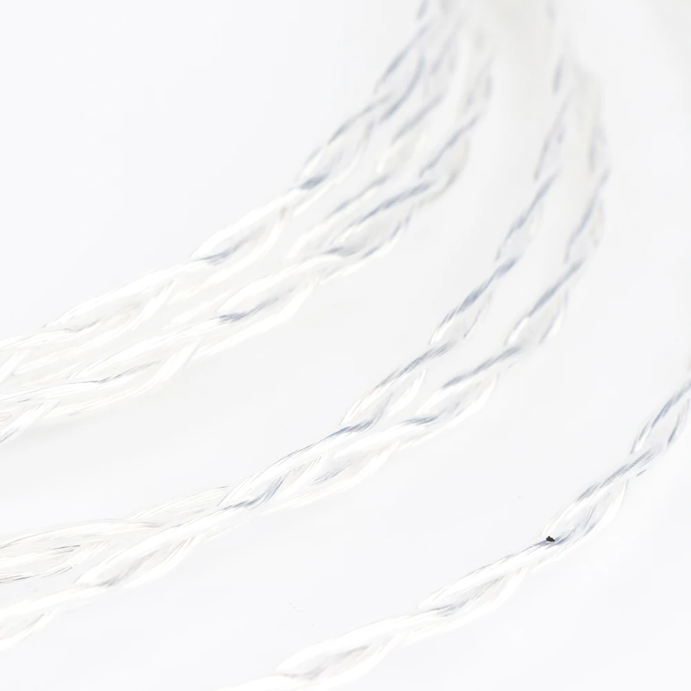 3AG คู่คริสตัลชุบเงิน XLR ตัวผู้กับตัวเมียสายออดิโอสมดุลสำหรับเครื่องขยายเสียงซีดี