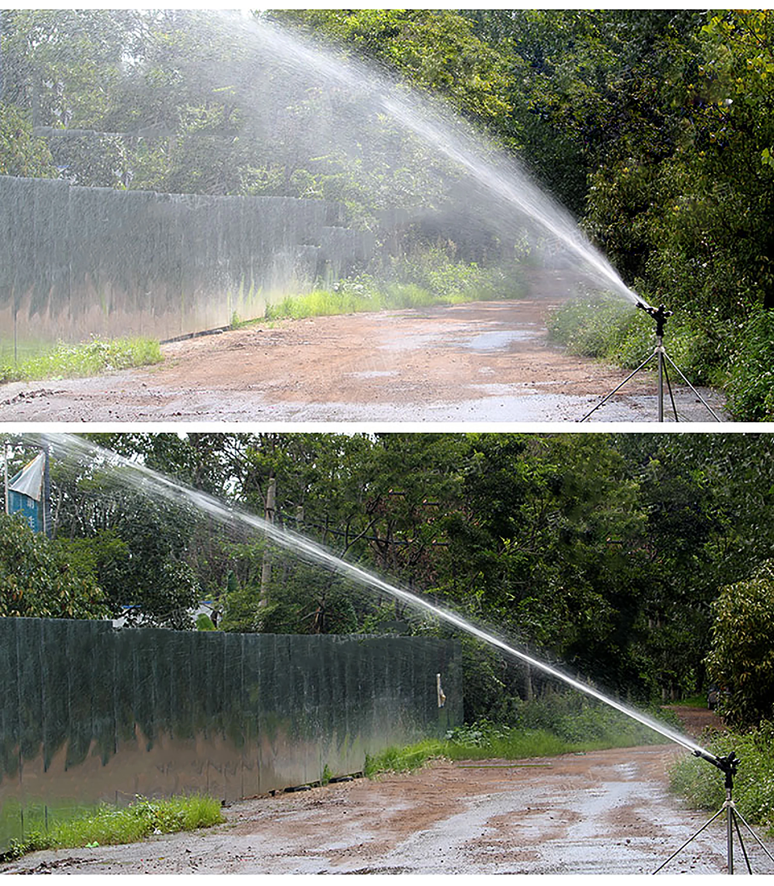 

1.5" Rocker Impact Sprinkler 360° Adjustable Long Spray Distance Watering Sprinkler Gun Filed Farmland Lawn Orchard Irrigation