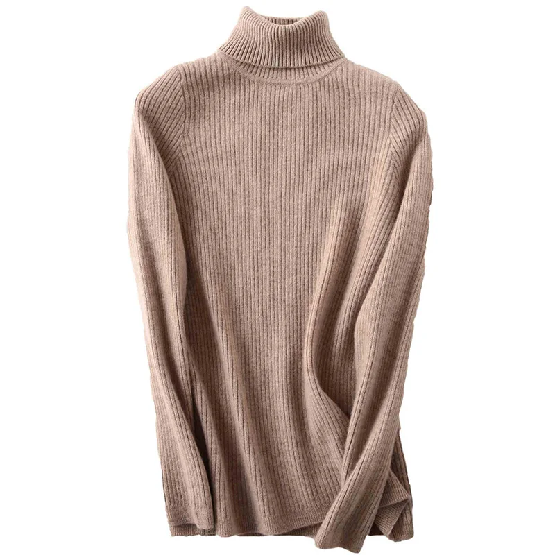 100% Merino Wool Turtleneck Women Sweater Autumn Winter Warm Soft Jumper Women 2022 Knitted Pullover Femme Cashmere Sweater Knit