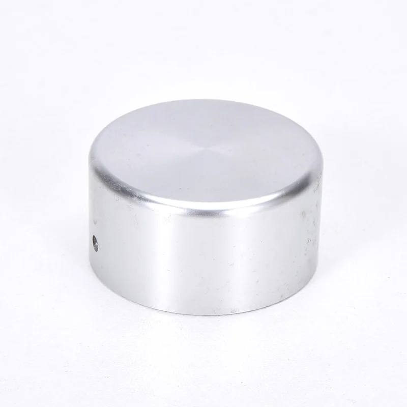 Perilla de aleación de aluminio para amplificador, potenciómetro de audio, perilla de control de volumen, diámetro de 48MM y 25MM, 1 ud.