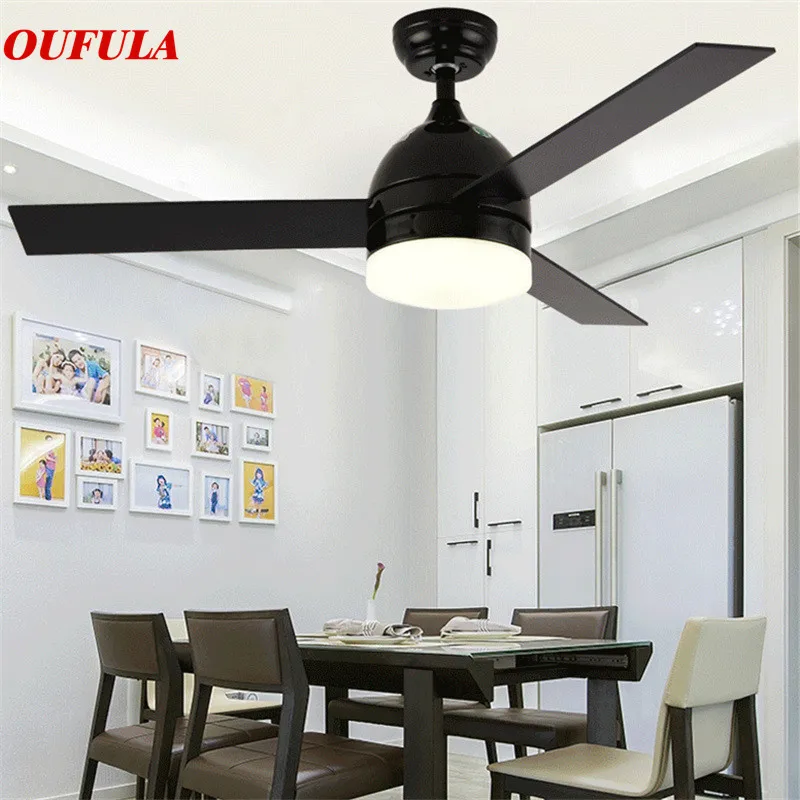 

BRIGHT Ceiling Fan Lights Lamps Contemporary Remote Control Fan Lighting Decorative For Dining Room Bedroom Restaurant