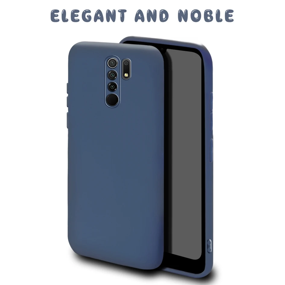 For Xiaomi Redmi 9 Case Redmi9 Global Cover INS Fashion New Solid Color Liquid Silicone Phone Case For Xiomi Redmi 9 Cover Funda