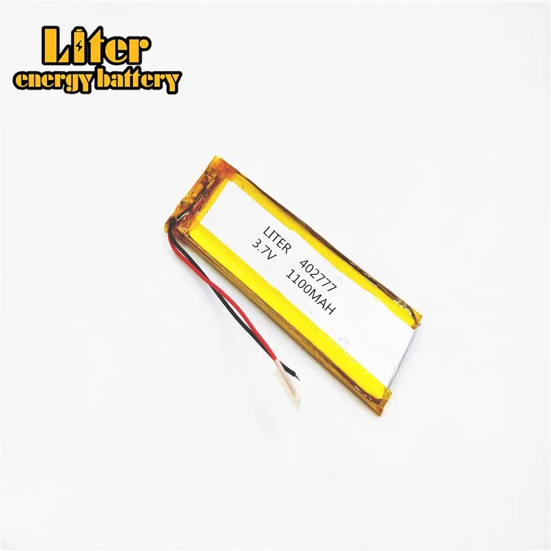 Литий-полимерные аккумуляторные батареи 3,7 в 1100 мАч 402777 для Mp3 MP4 MP5 GPS mobile