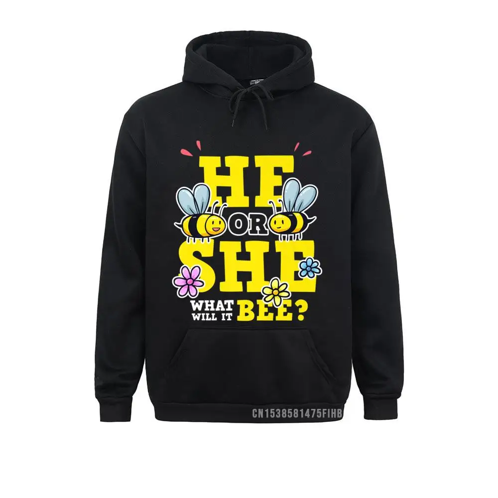 He Or She What Will It Bee Hoodie Gender Reveal Party Gifts Normcore Hoodies Winter Mens Sweatshirts Sportswears Brand New