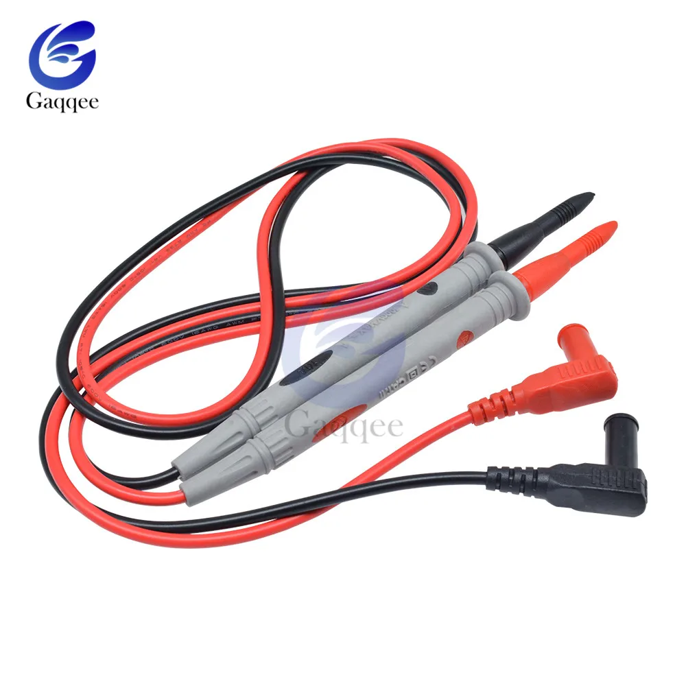 2pcs Universal Probe Test Leads Pin for Digital Multimeter Needle Tip Multi Meter Tester Lead Probe Wire Pen Cable 20A 10A 1000V