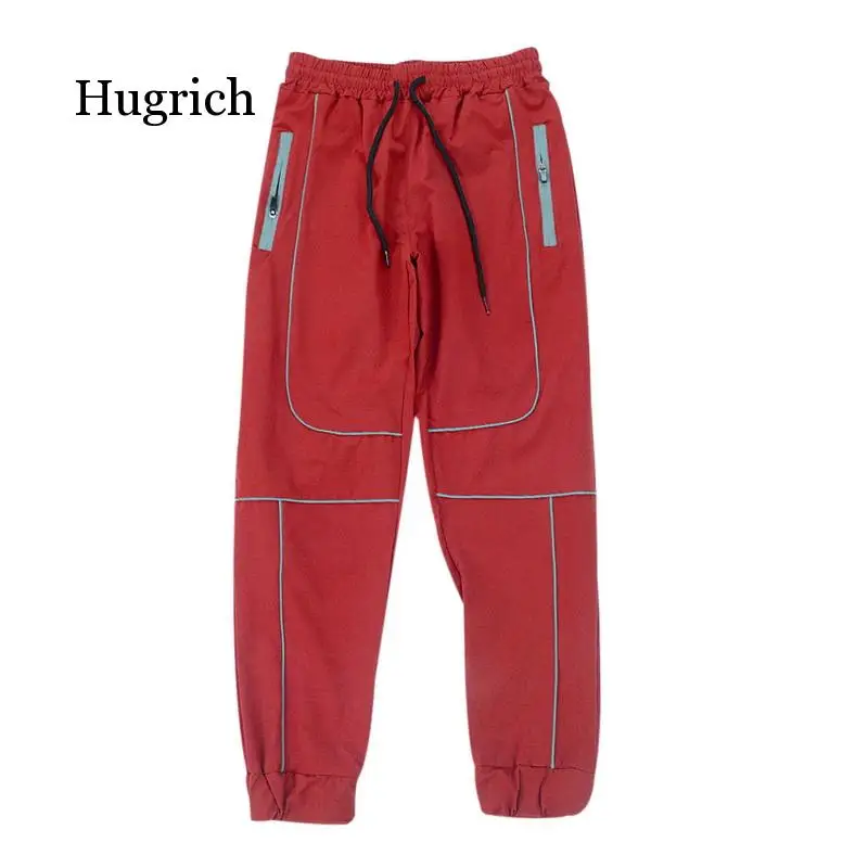 Men Sport Reflective Pants Jogger Night Running Pants Training Gym Fitness Men Pencil Joggers Long Slim Pants Jogging Sportswear
