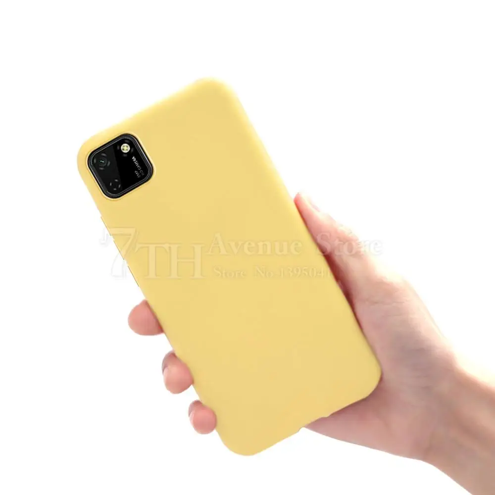 For Huawei Y5P Case 5.45 inch Candy Silicone Back Cover For Huawei Y5P DRA-LX9 Y5 P 2020 Matte Soft TPU Phone Case Shells Capas
