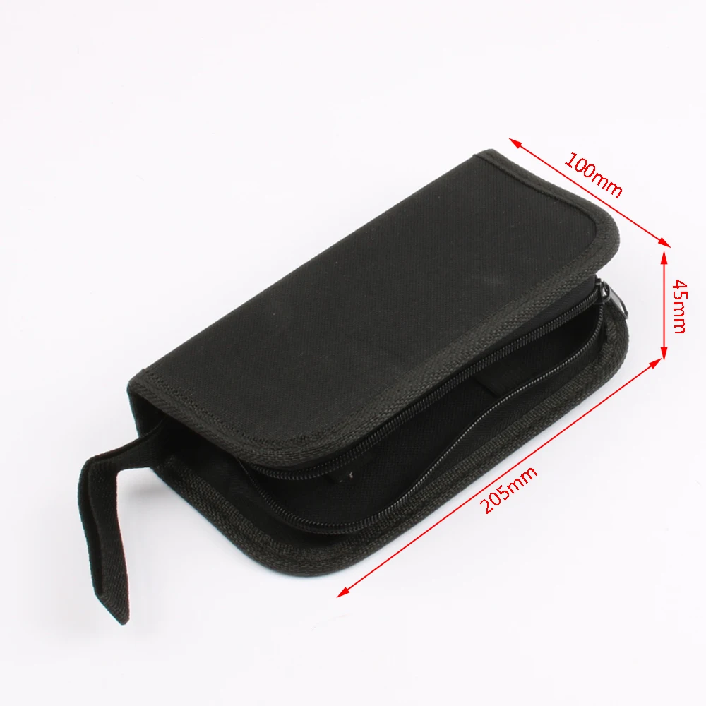Kit de reparação de mesa multifuncional saco de ferramentas de reparo de lona pequena parte kit com zíper
