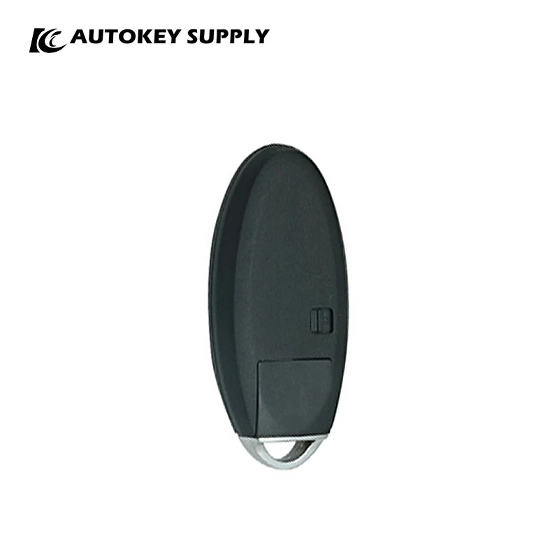 For Nissan Smart Card 3+1 Buttons Remote Key Shell With Emergency Key Without  Logo (Without Slots)  Autokeysupply AKNIS251