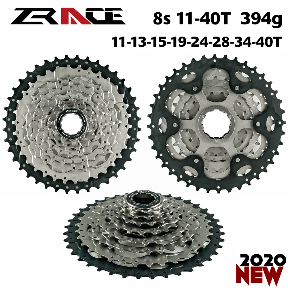 ZRACE Cassette Bicicletta 8 Velocità MTB della bici a ruota libera 11-40T / 11-42T, spedizione un adattatore