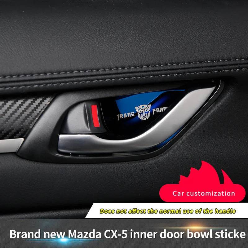 

Автомобильные аксессуары, наклейка на дверную ручку для Mazda cx 5 2017 2018 2019 2020 2021high Gloss chrome decoration