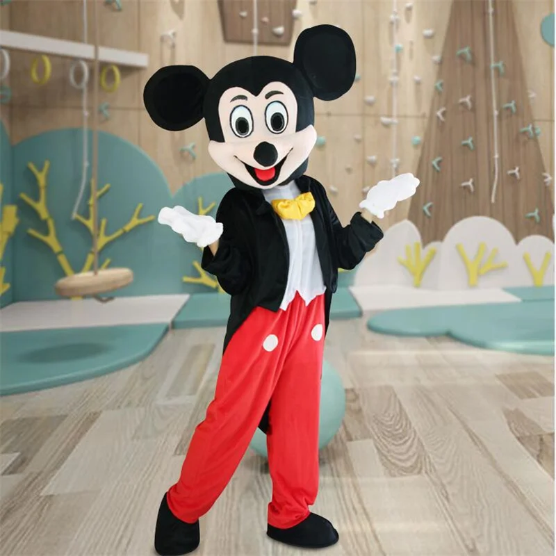 [1 Set] mascotte Disney Mickey Minnie Mouse grande testa di schiuma mascotte formato adulto Set completo evento festa mascotte di carnevale mascotte