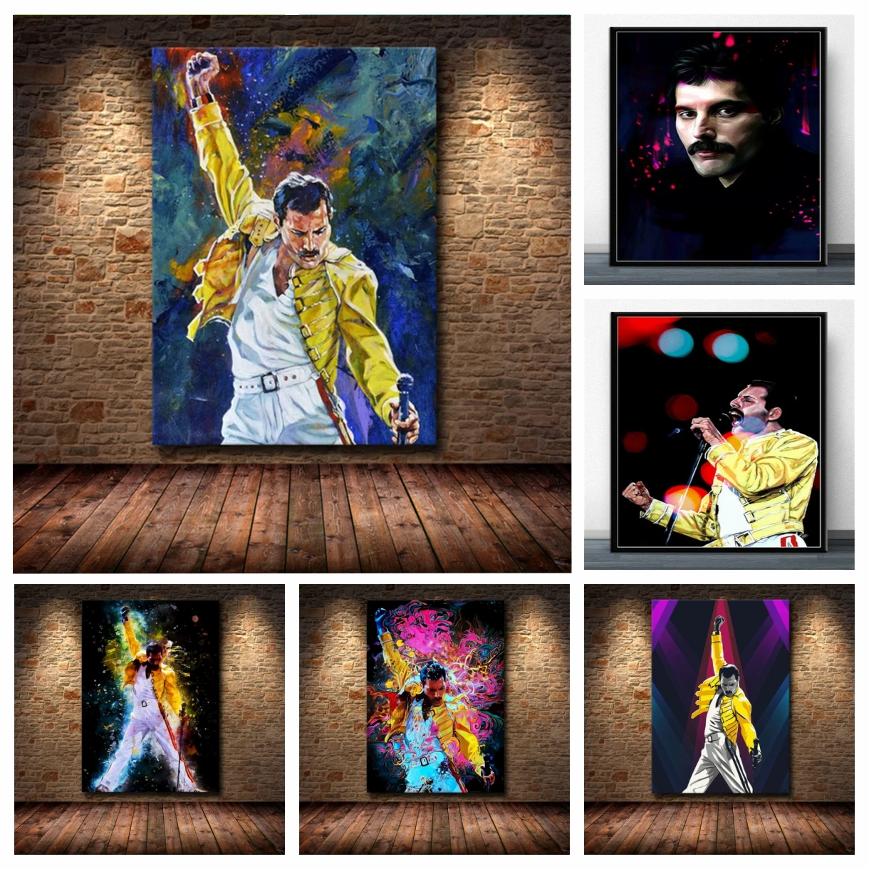 Freddie Mercury Rock Music Diamond Painting Mosaic Embroidery Queen Legendary Singer Full Square/Round Cross Stitch Home Decor