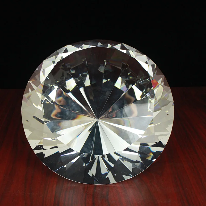 Imagem -03 - Grande Tamanho Tamanho da Decoração de Lobo Fengshui com Pedra de Diamante de Cristal de Diâmetro de 11.8 Tamanhos Grandes