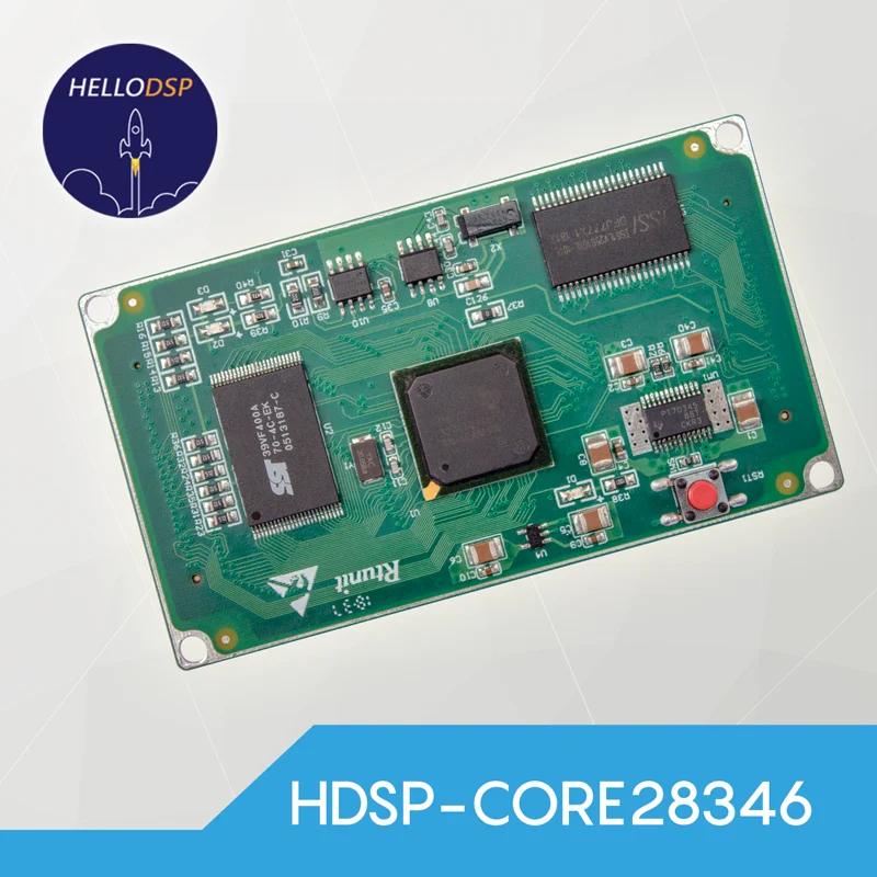 

Tms320c28346 core board hdsp-core28346 complimentary I / O test backplane high speed board to board