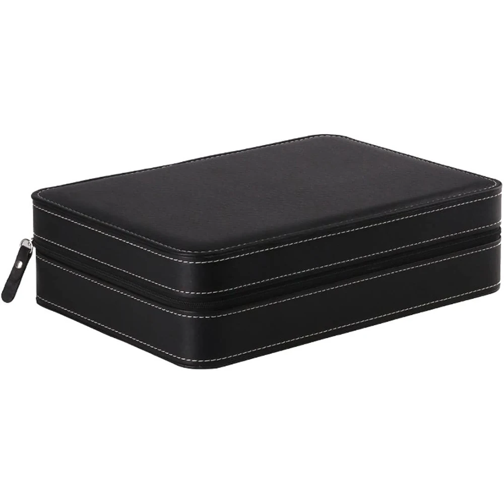 6/10/12 Slot Watch Box Portable Travel Zipper Case Collector Storage Jewelry Storage Box