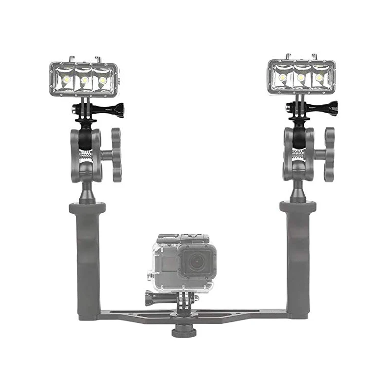 Goproカメラ用ミニ三脚,サムスクリュー付きボールヘッドベースアダプター,アクションカメラ用sjcam xiaoyi yi 4k dji osmo