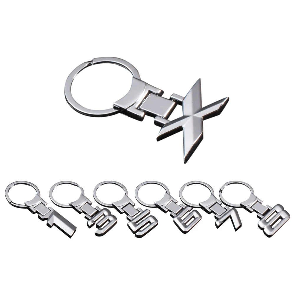 Car Key Chain Metal Key Ring Holder Silver In Car Emblem New Fashion Jewellery Keyrings For For BMW Gift Wholesale Accessories