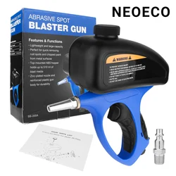 Anti-rust Portable Gravity Sandblaster Handheld Pneumatic Sand Blasting Machine Glass Tombstone Sprayer Sandblasting Machine DIY