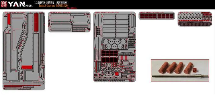 Yan Model   1/35 Russian JS-2 heavy tank  forTAMIYA 35289  PE-35045