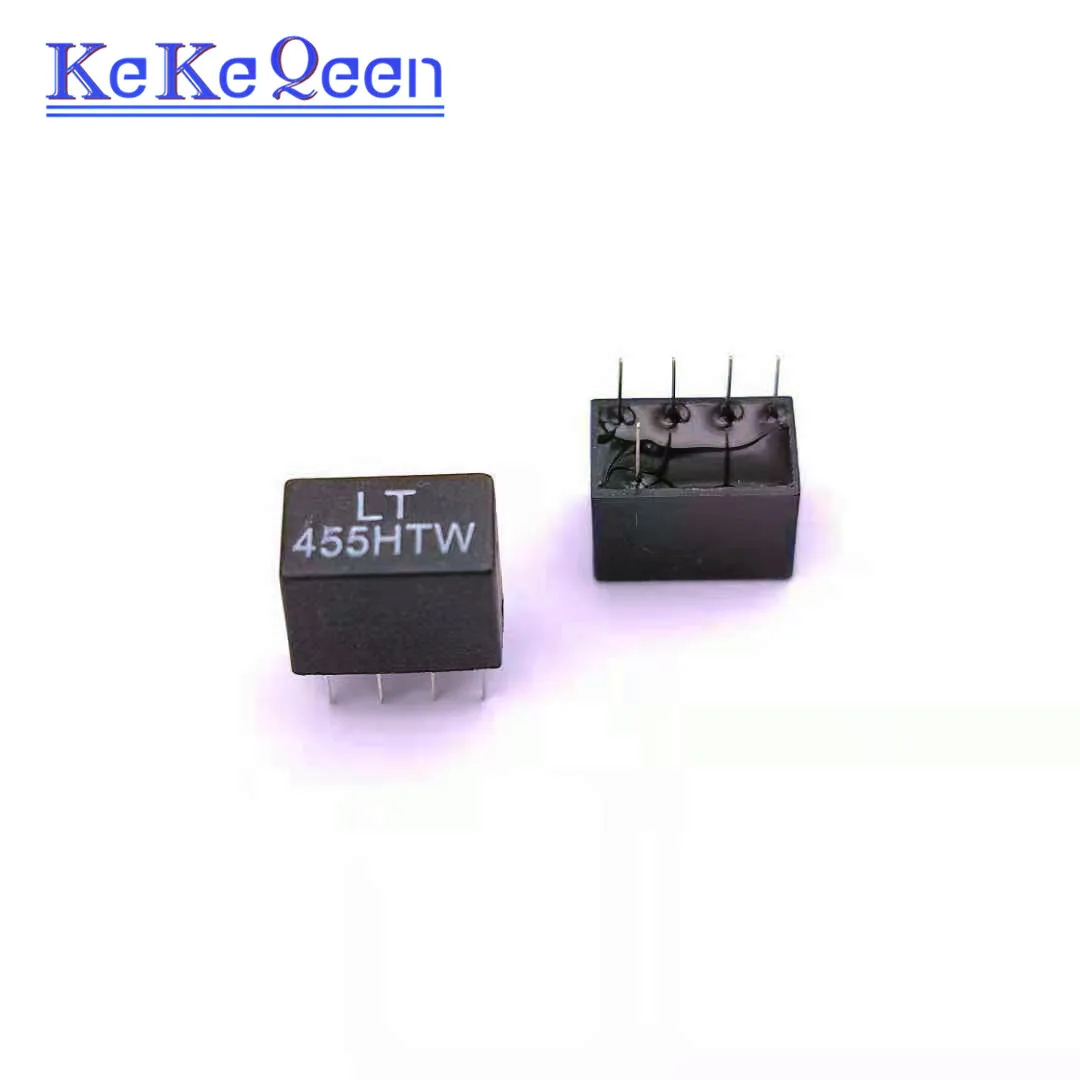 100pcs LT455HTW LT450HWT 1+4 5Pin LT455HW LT450HW 450H DIP-5 455KHz 450KHz ceramic filter For communication signal relay