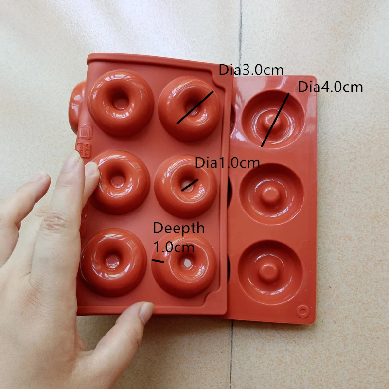1pc Donuts Silicone Mold 6/18/28 Cavity Kitchen Accessories Baking Tool Chocolate Pastry Cake Molds Cake Decoration Baking Tray