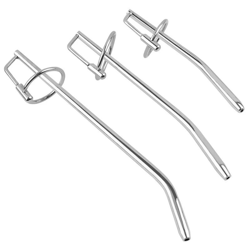 Stainless Steel Hollow Penis Plug Urethral Sounding Male Metal Sex Toys Urethra Dilators BDSM Horse Eye Stimulator Masturbation