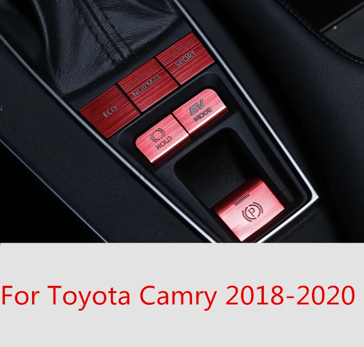 

For Toyota Camry 8th Sedan 2018-2020 Car Interior Control Gear Shift Panel Sticker Interior Decoration Car Accessories