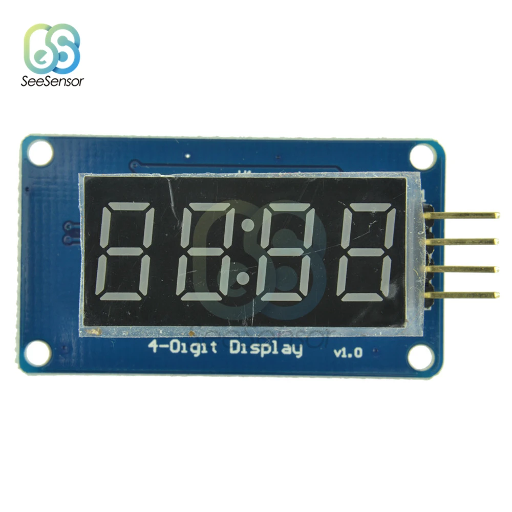 TM1637 4 bit 7 segmenti 0.36 pollici modulo Display digitale a LED orologio tubo anodo rosso quattro pacchetto scheda Driver seriale per arduino