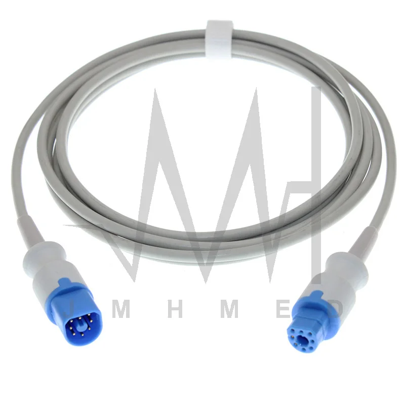 Compatible Phlips VirDia C1,C3,M3,M4,MP20/30/40/50/60/70/90 Monitor Spo2 Sensor Extension Cable M1941A,Adapter for 8Pin Sensor.