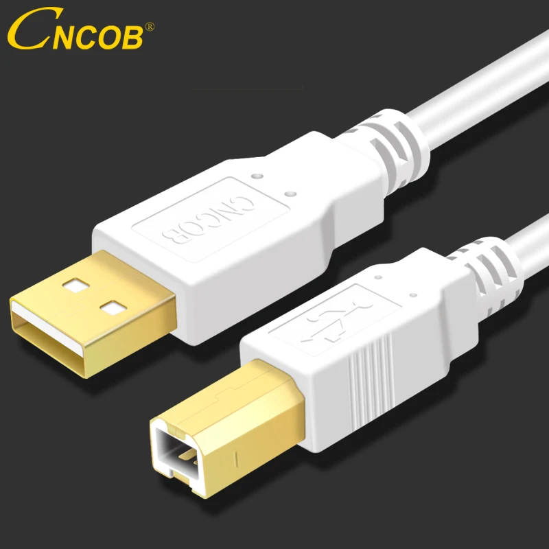 

USB Printer Cable USB Type B Male to A Male USB 2.0 Cable for Universal Printing Device Canon Epson HP ZJiang Label Printer