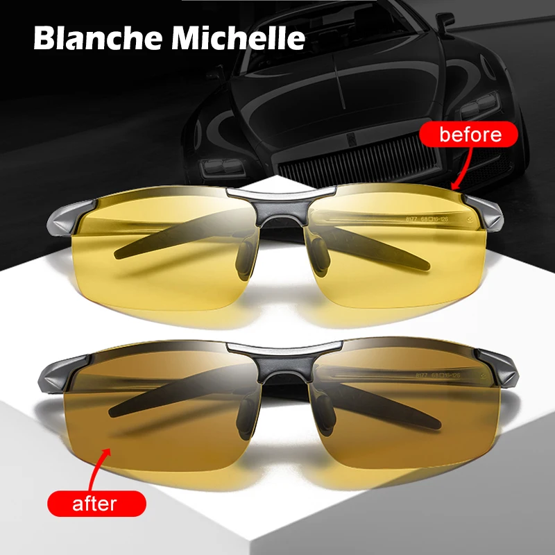 Photochromic Sunglasses Men Polarized UV400 Sunglass Man Sun Glasses Driving Vintage Goggle gafas de sol 2020 очки With Box