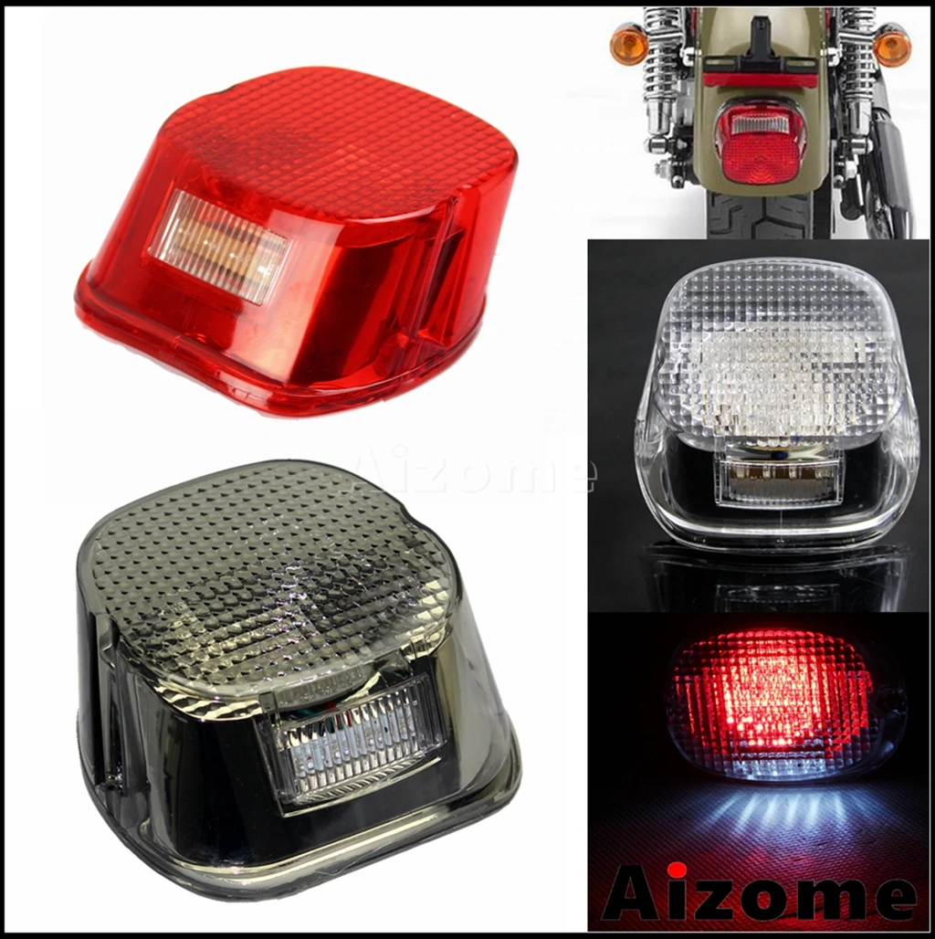 Motorbike Rear Taillight Motorcycle LED Flashing Brake Stop Tail Light For Harley FXST FXSTS FXSTB FLSTF FLSTSB FLSTC 2003-later