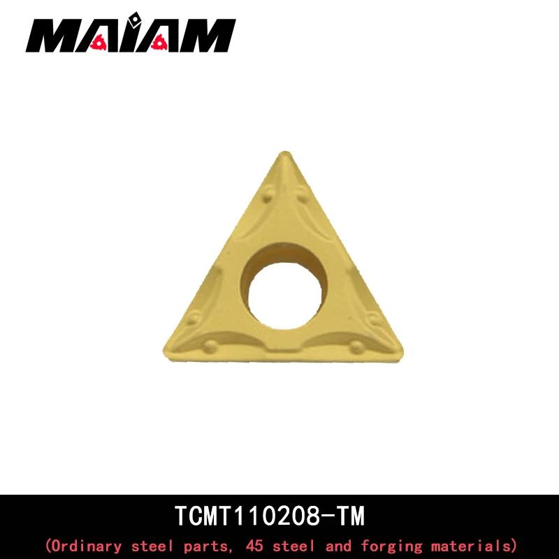 TCMT inserto triangolare TCMT1102 TCMT110204 TCMT110208 TCMT16T3 TCMT16T304 TCMT16T308 TM inserto In Metallo Duro per acciaio Ordinario parti