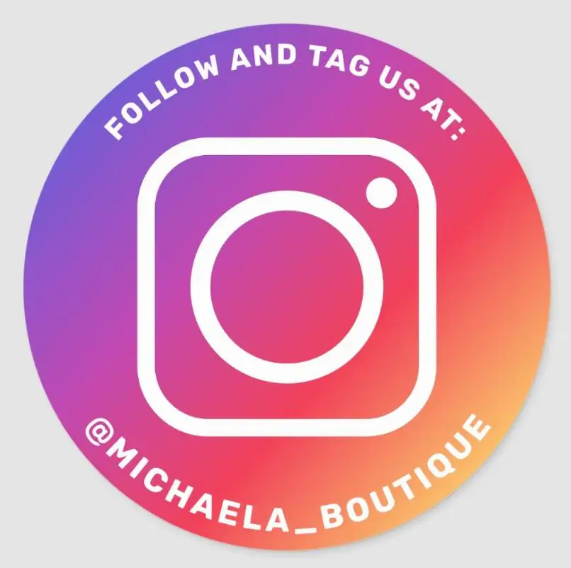 Instagram username name Stickers business promotional, Custom