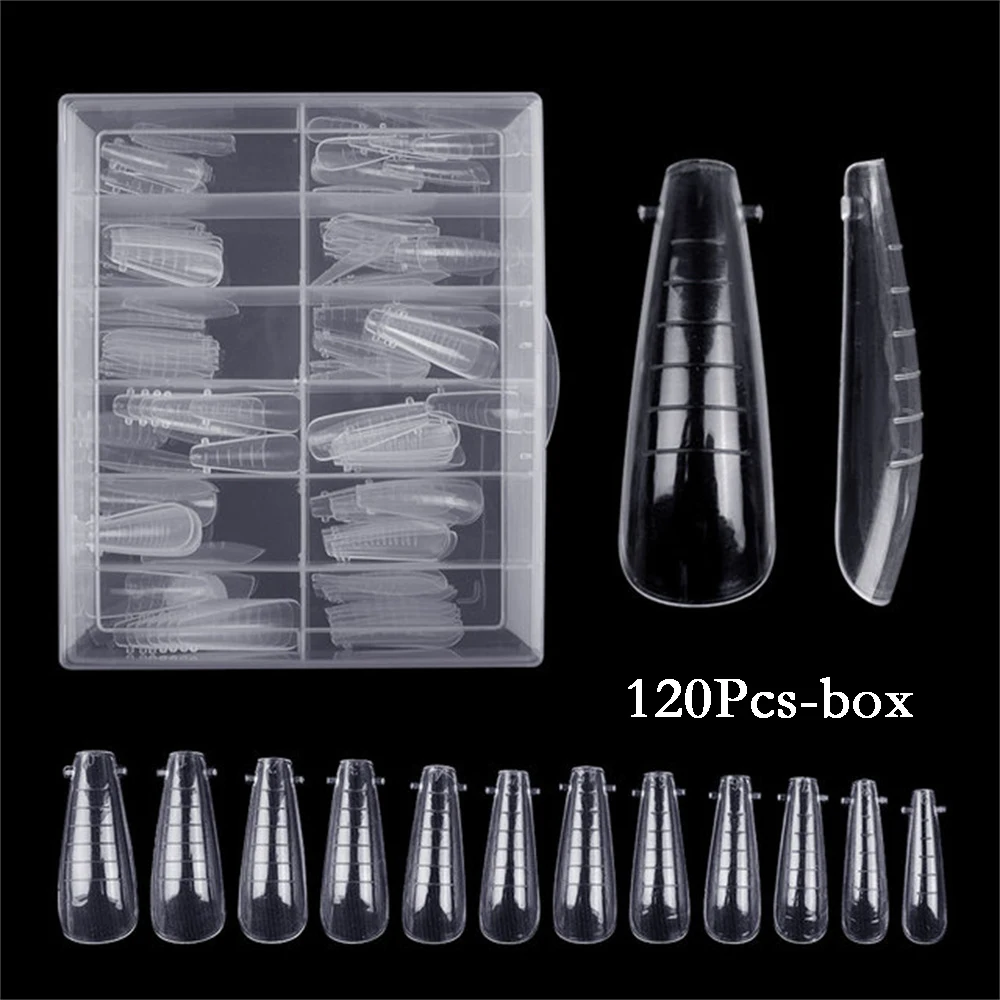 FILI 120 pièces formes supérieures pour ongles construction rapide Gel moule forme supérieure pour ongles manucure outils Extension des ongles moule conseils