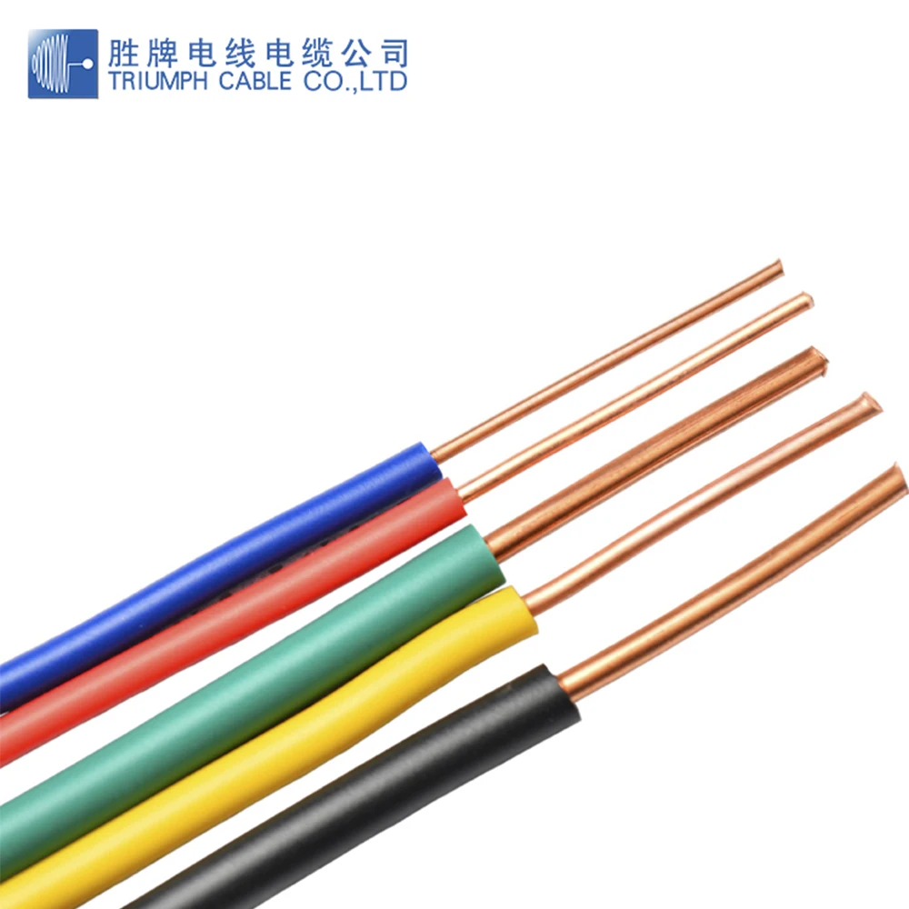 

SHENGPAI PVC cable 1/2m BV Solid copper bare cable 1.5mm² 2.5mm² 4mm² 6mm² Electric cable, LED cable, DIY Connect wire