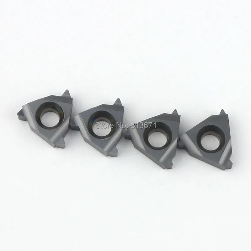 10pcs 16ER 16IR 11W 12W 14W 19W 55-Degree Inch Thread Blade Inserts Carbide Turning Tools For Stainless and Steel Machining