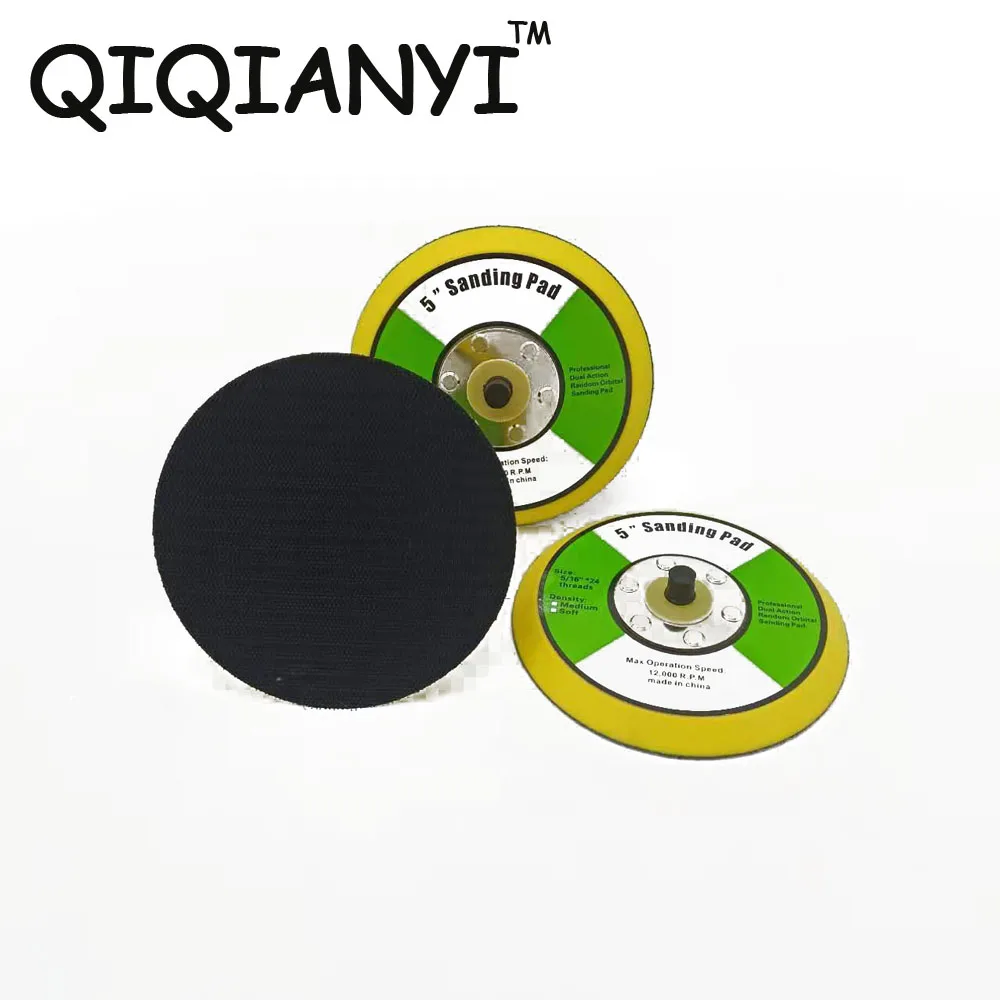 5/6 inch Air Sander Car Polisher Abrasive Disc Polishing Buffing Pad Backer Plastic Backer Pads Sanding Plate