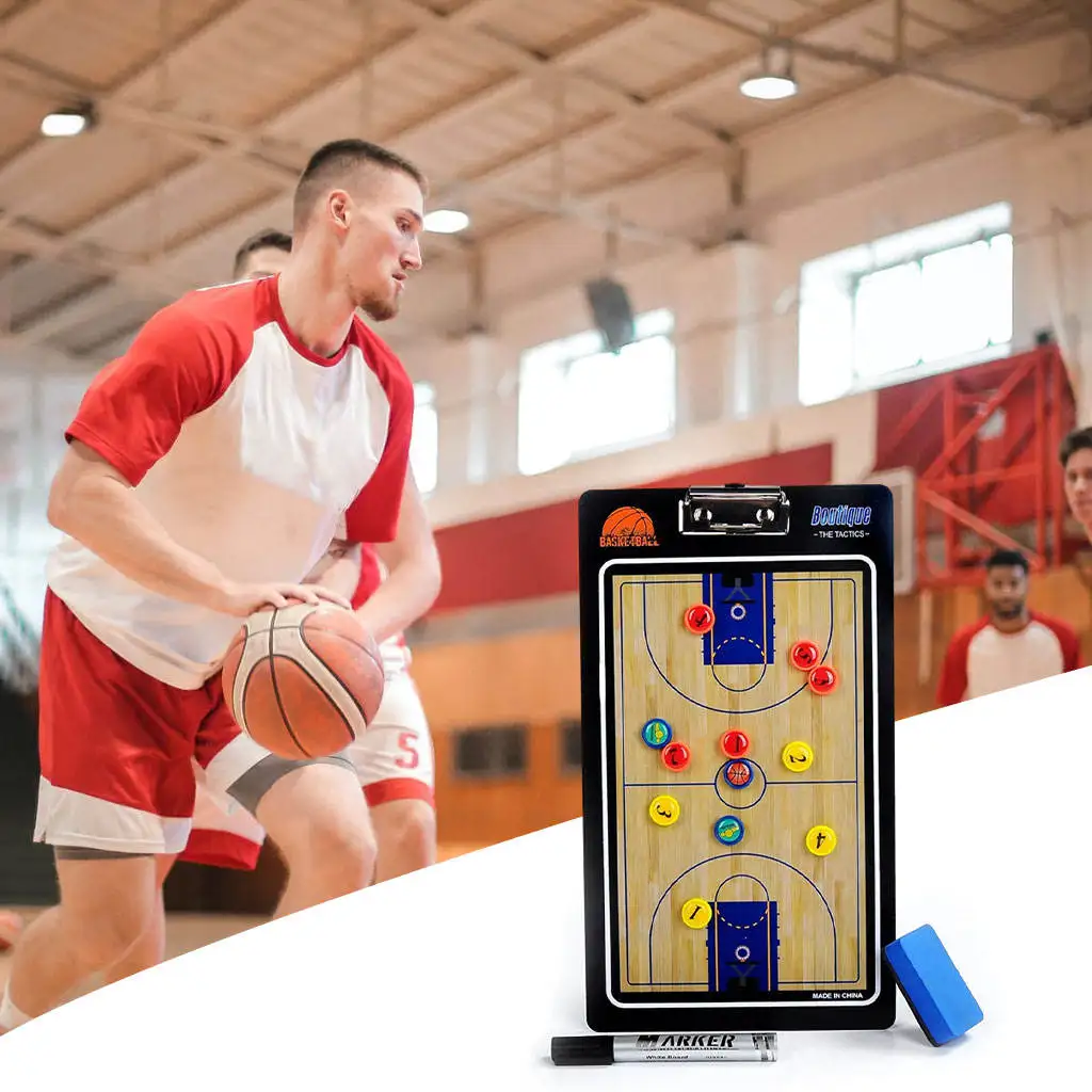 Portable Basketball  coaches  Board Foldable  Tactic Training Clipboard