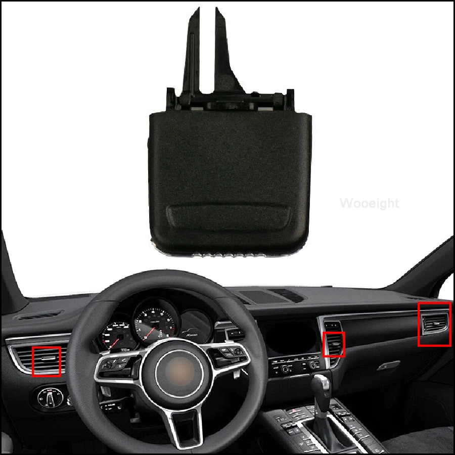 Wooeight 1x Air Conditioning A/C Air Vent Card Pad Outlet Tab Clip Repair Kit Universal Fit For Porsche Cayenne 2011-2015 2016