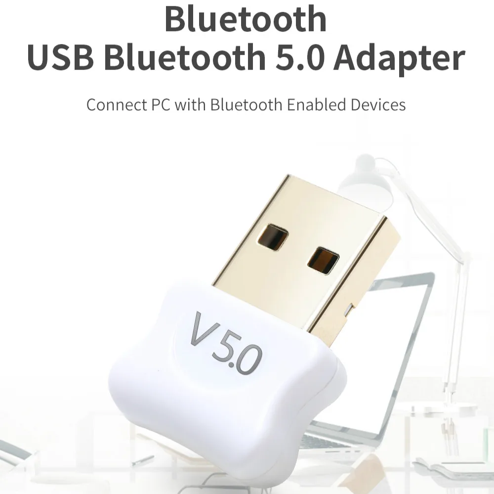 PCER USB Bluetooth Dongle Adattatore 5.0 per PC Altoparlante Del Computer Mouse Senza Fili di Musica di Bluetooth Audio Ricevitore Trasmettitore aptx 5.0