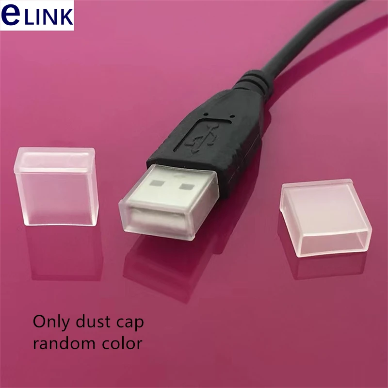 USB plug protective cover ​100pc data cable dust cap USB A male protect cover random color free shipping