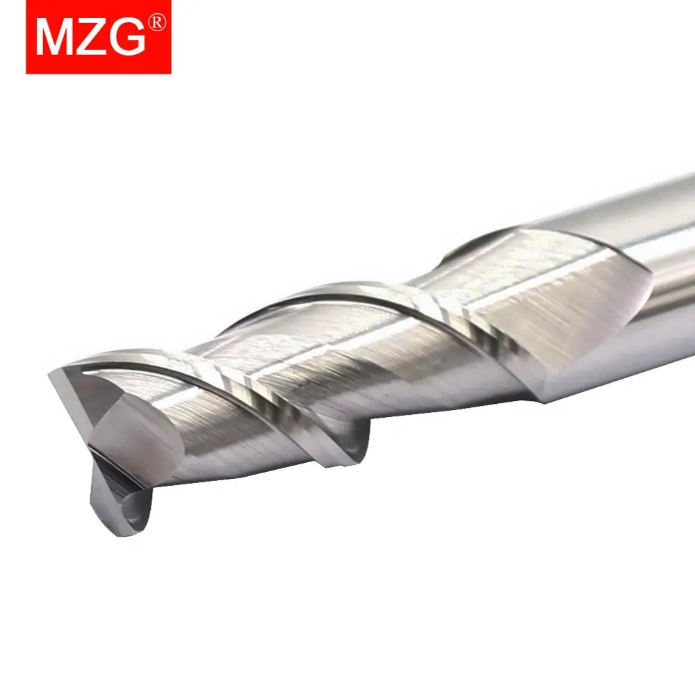 

MZG Lengthen 2 Flute Cutting HRC55 CNC Router Aluminium Copper Processing Tungsten Steel Sprial Bit Milling Cutter End Mill