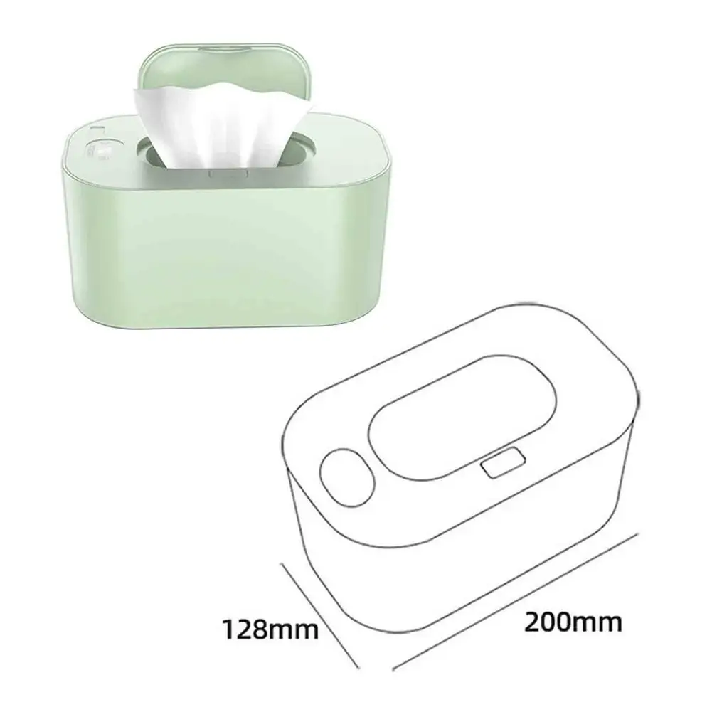 USB Baby Wipe Warmer Constant Temperature Wet Wipe Dispenser Baby Wipes Heaters Baby Wet Tissue Heating Box