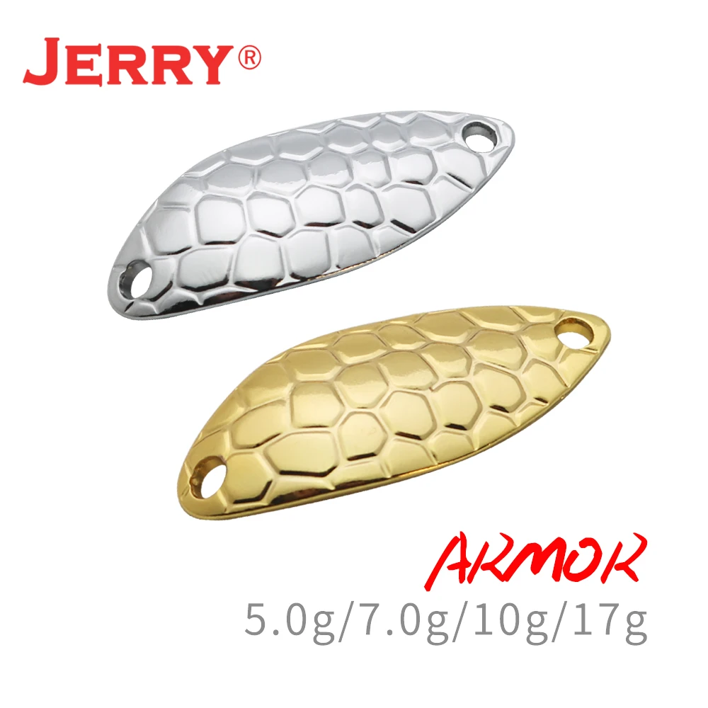 Jerry Unpainted Fishing Spoons Blank Body Metal Lures Armor Lake Area Trout Pike Brass Blinkers Spinner Pesca